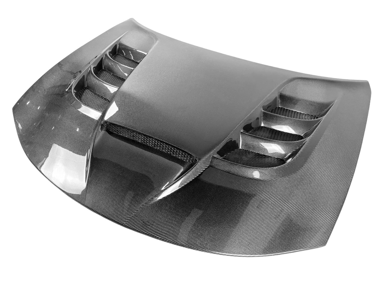 Viper Style Carbon Fiber Front Engine Hood Bonnet New Condition for Dodge Charger  2015-2024